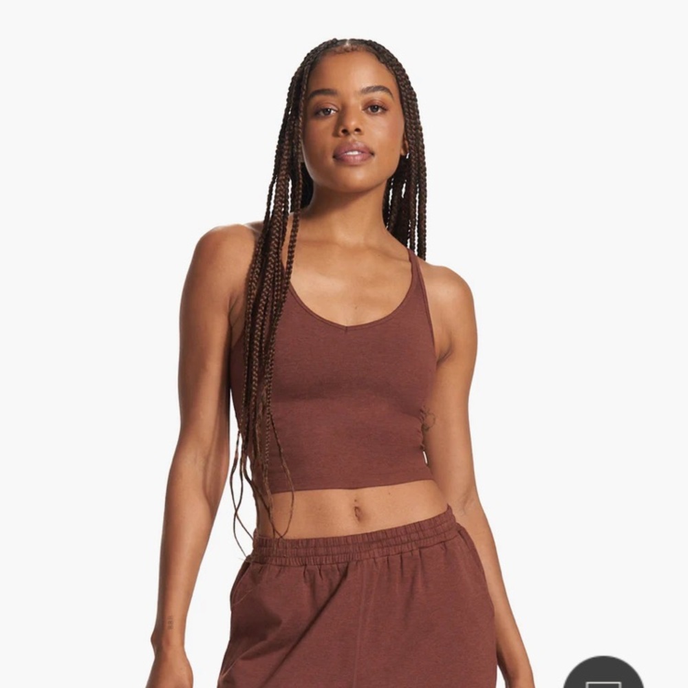 Vuori Women's Brown Crop Top